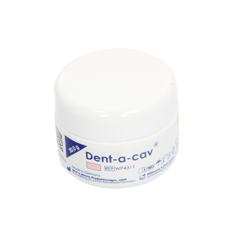 Изображение Цемент Dent-a-Cav для временных пломб, розовый, паста 2х30гр 4 из 4