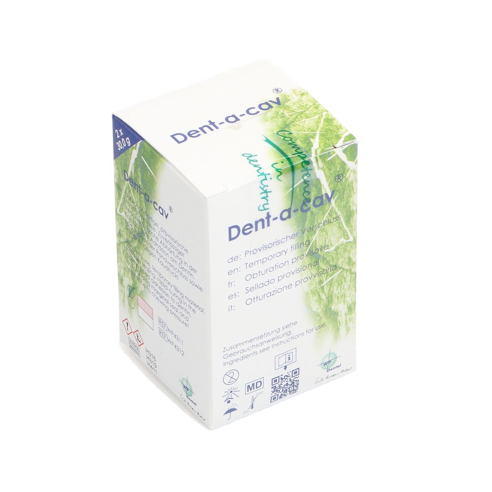 Изображение Цемент Dent-a-Cav для временных пломб, розовый, паста 2х30гр 3 из 4