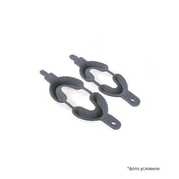 Изображение Каппы для фторирования мягкие двойные 100шт 32017 малые Topex Soft Foam Dual Arch Tray Small/12