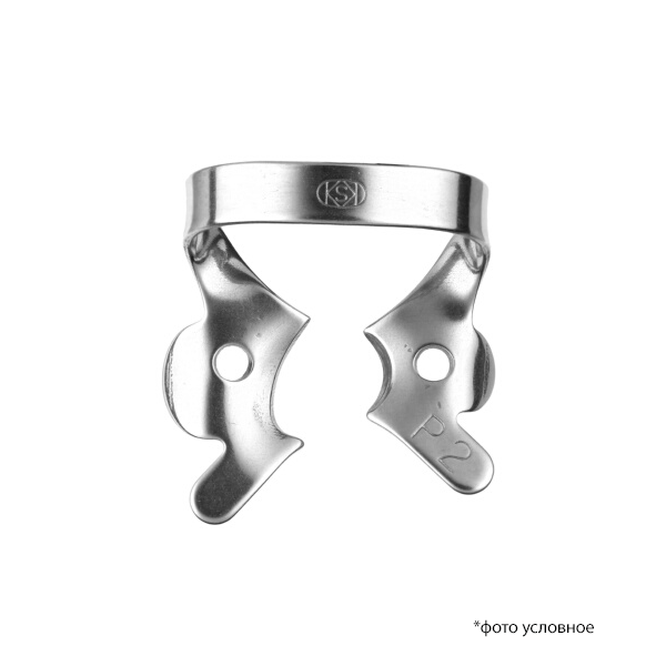 Изображение Клампы для Раббердам / RubberDam Deciduos Clamps для молочных зубов 1шт №Р-2 правый 1 из 1
