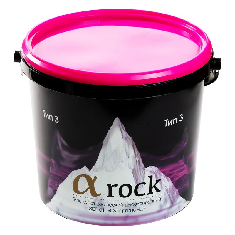 Изображение Супергипс-Ц ЗВГ-01 А rock Целит, 3 класс, розовый, ведро, 5кг