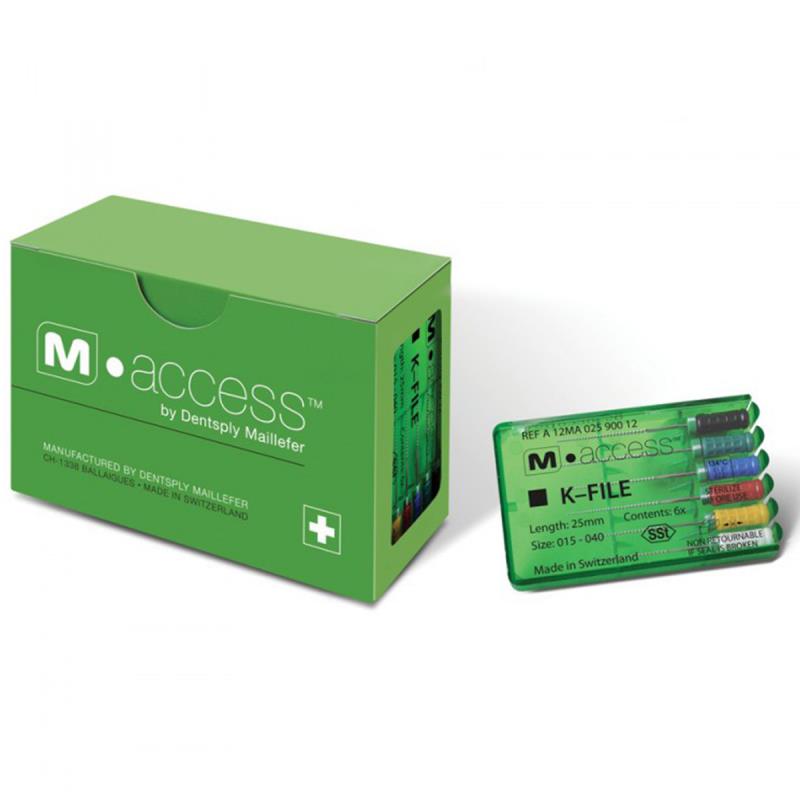 Изображение К-файлы / K-Files M-ACCESS 035/31мм 6шт Maillefer A12MA03103512 1 из 1