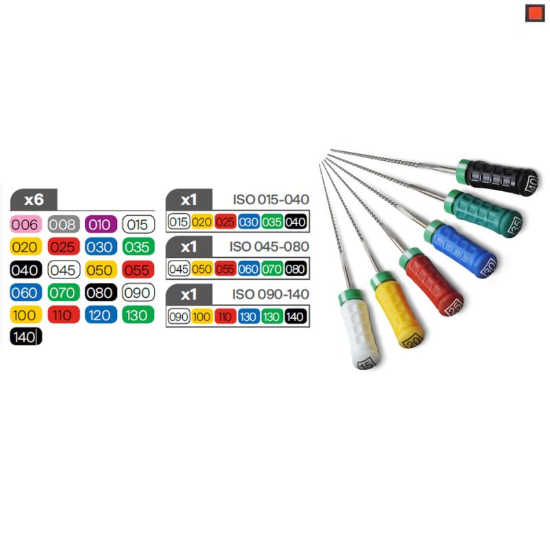 Изображение К-файлы / K-Files M-ACCESS 080/31мм 6шт Maillefer A12MA03108012 1 из 1
