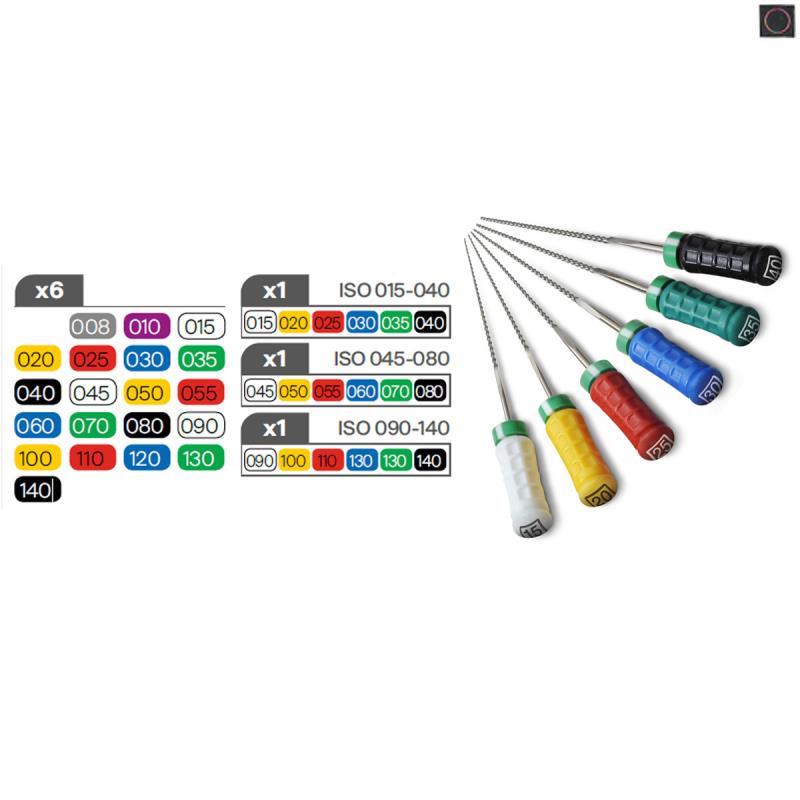 Изображение Н-файлы / H-Files (hedstroem) M-ACCESS 010/21мм 6шт Maillefer A16MA02101012 1 из 1