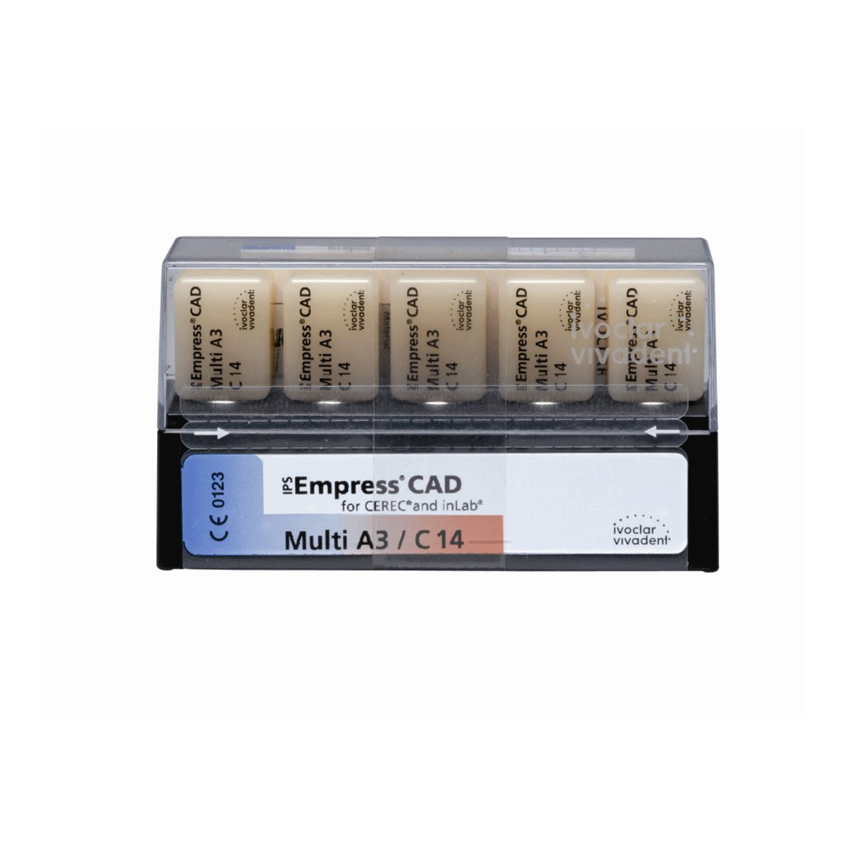 Изображение Емпресс блоки / IPS Empress CAD Cerec/in Lab LT В2 I12 5 шт. 602562 1 из 1