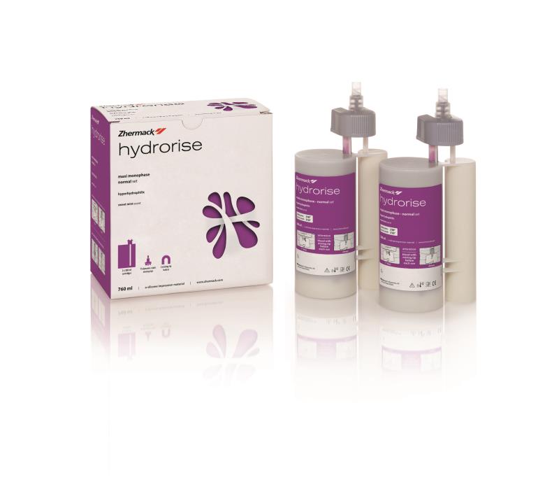 Изображение Hydrorise Monophase Normal set оттискной материал, картридж, 2х380мл, арт. C207040 1 из 1