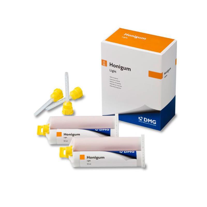 Изображение Honigum Light Automix, корригирующий оттискный материал, 2х50мл 1 из 1