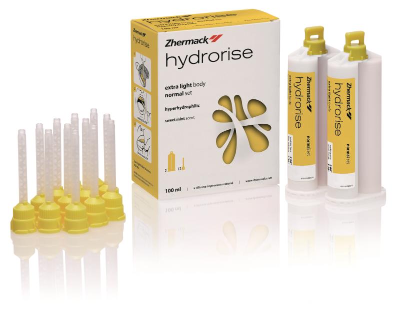 Изображение Hydrorise Extra Light Body Normal Set А-силикон очень низкой вязкости, картридж, 2х50 + 12смесителей  1 из 1