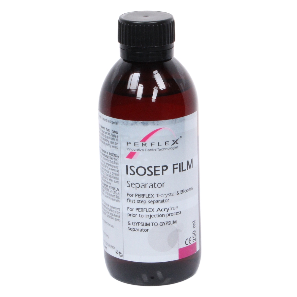 Изображение Isosep Film изоляция гипса и Acryfree, Biosense, Acetal и T-Crystal (первый слой), 250мл