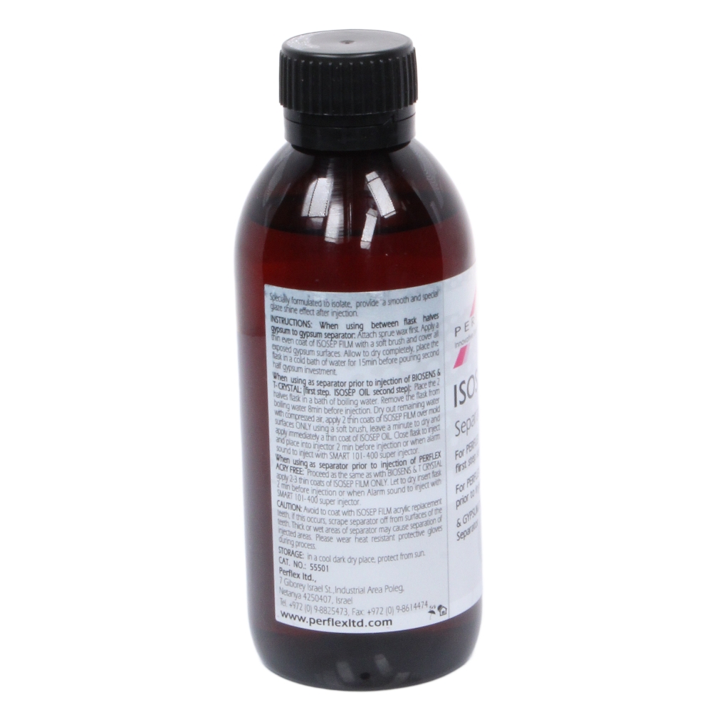 Изображение Isosep Film изоляция гипса и Acryfree, Biosense, Acetal и T-Crystal (первый слой), 250мл 2 из 2