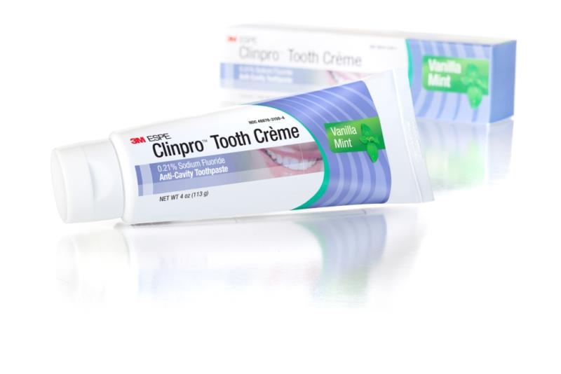 Изображение Зубная паста (крем) Clinpro™ Tooth Creme для профилактики кариеса ванильная мята, туба 113гр 12117 1 из 1