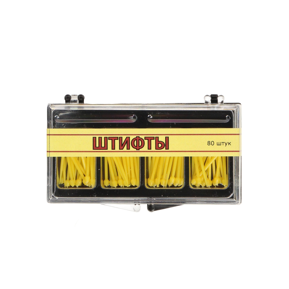 Изображение Штифты беззольные MULTI SHTIF желтые 1,2мм, Рудент, 80шт