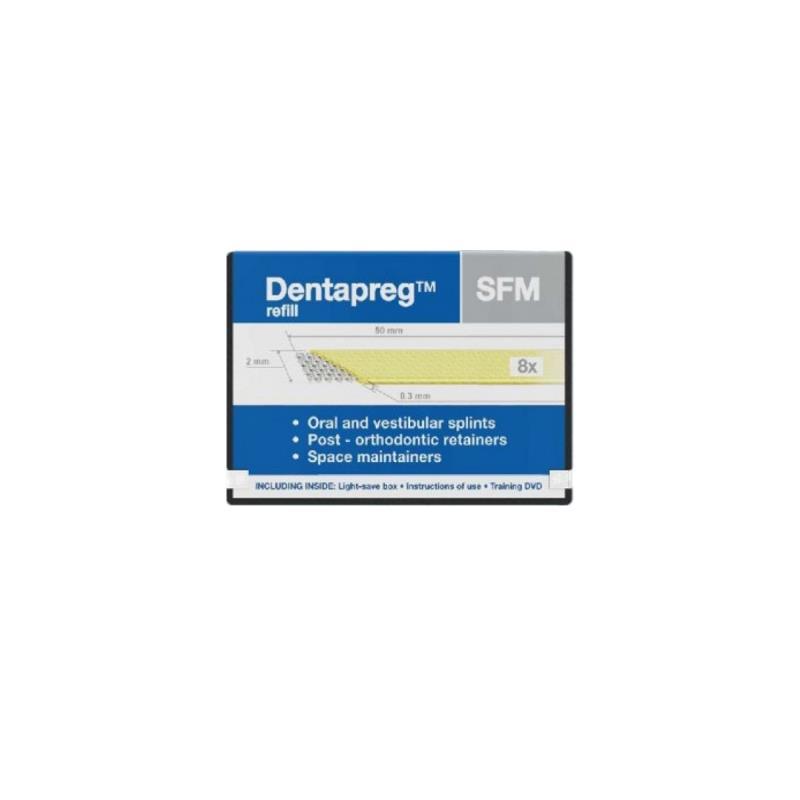 Изображение Лента для шинирования SFM 1х5см Dentapreg (1упх8шт) 1 из 1