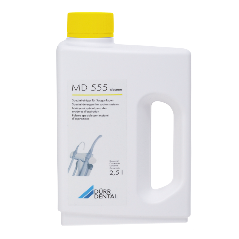 Изображение DURR MD cleaner 555 не пенящееся спец. средство для очистки отсасывающих систем, 2.5 л 1 из 1