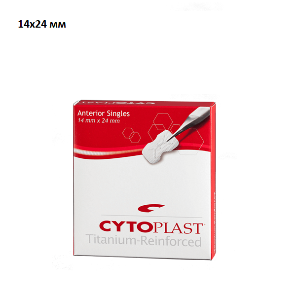 Изображение Cytoplast мембрана нерезорбируемая PTFE 14х24мм 0,3мм 1шт