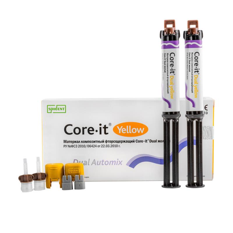Изображение Кор ИТ Дуал / Core IT Dual желтый шприц 2*10гр 2111YL 1 из 1