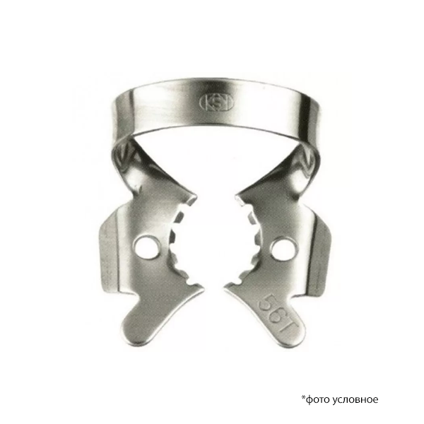 Изображение Клампы для премоляров с зубчиками / RubberDam (Tiger Clamps) 1шт №56Т 1 из 1