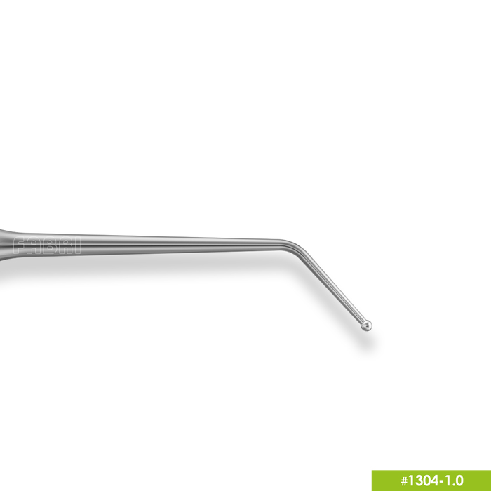 Изображение 1304-1,0 Удлиненная узкая гладилка с штопфером-шариком Ø1.0mm. Ручка Ø6mm 2 из 4