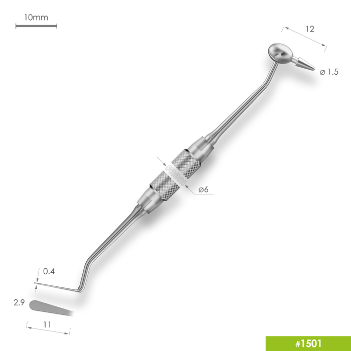 Изображение 1501 Штопфер-конденсатор-гладилка. Ручка Ø6mm 2 из 4