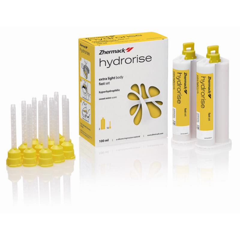 Изображение Hydrorise Extra Light Body Fast Set А-силикон очень низкой вязкости, 2х50мл + 12смесителей 1 из 1