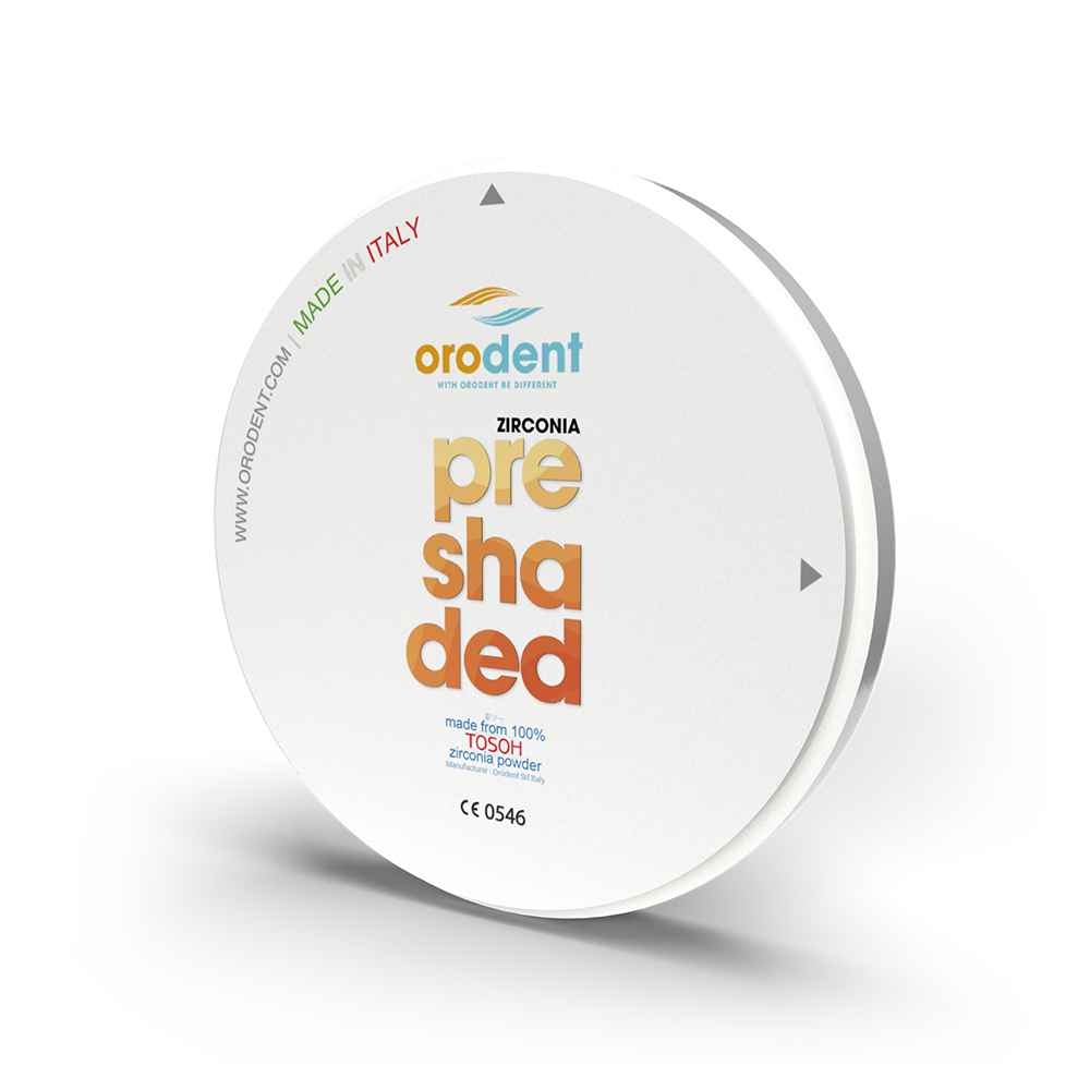 Изображение Диск ORODENT PRESHADED 98 х 16мм х 1шт A3,5