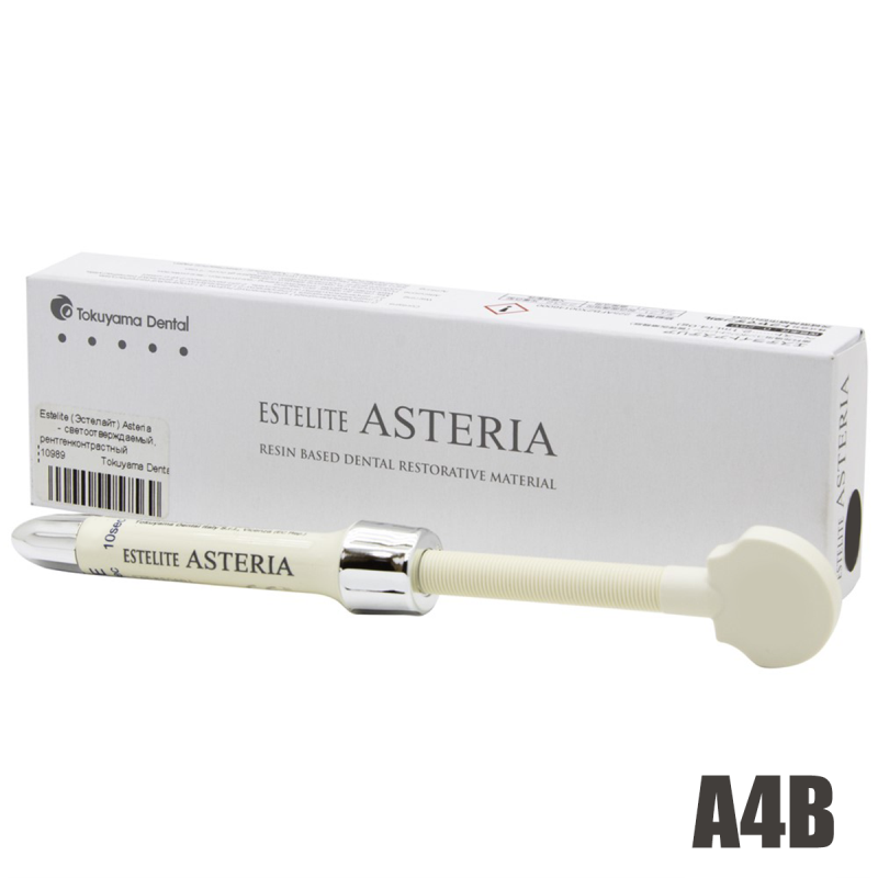 Изображение Estelite Asteria Syringe, оттенок A4В, шприц 4гр 1 из 1